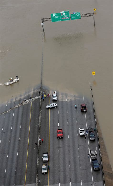 flooded roads in houston today.